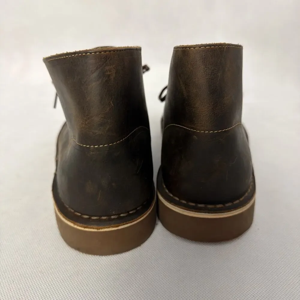 Clarks Bushacre II Men's Chukka Boot Brown Leather US Size 11.5